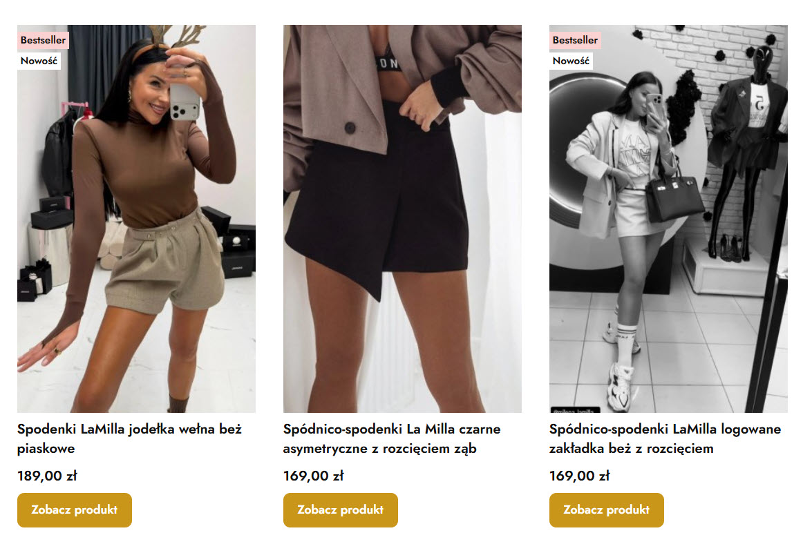 Spódnico spodenki La Milla - czy to dobry wybór na lato?