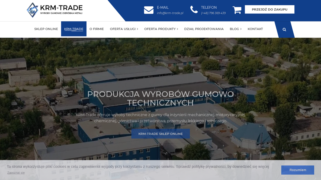 Wyroby gumowe - krm-trade.pl cover