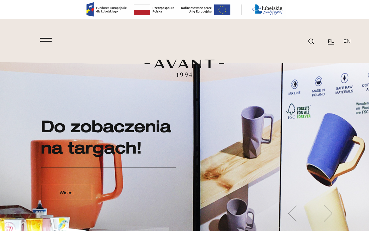 Producent kubków ceramicznych - Avant cover