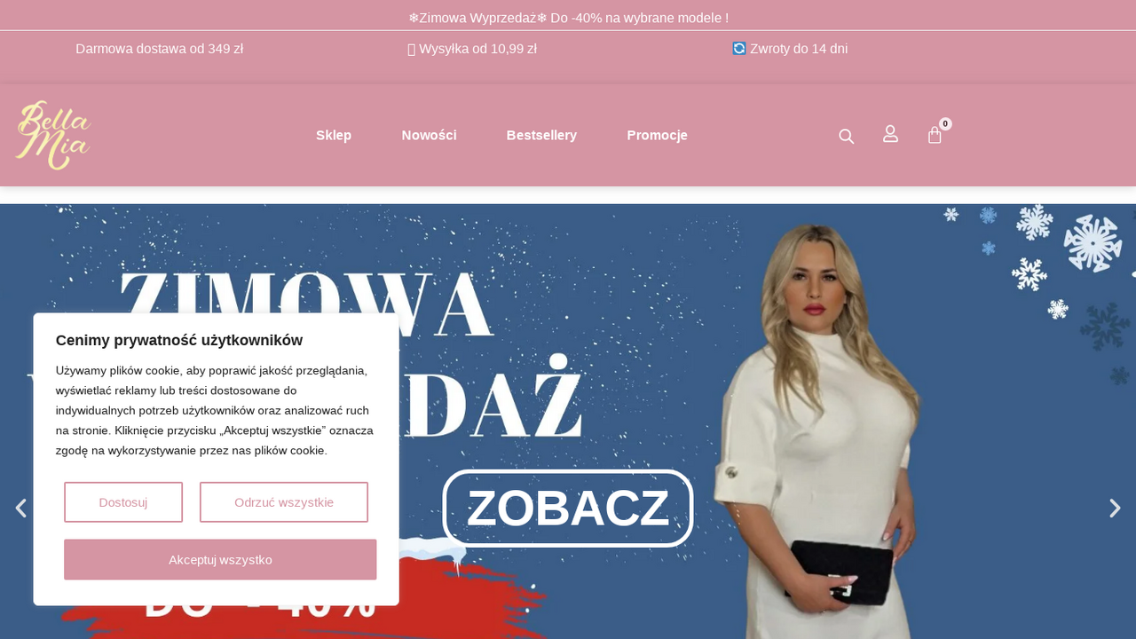 Damska odzież, moda włoska | Bella Mia cover