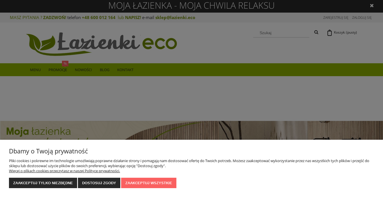 Wyposażenie łazienek Łazienki.eco cover